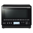 【中古】(非常に良い)シャープ 加熱水蒸気 オーブンレンジ 26L 2段調理 RE-WF262-B ブラック
