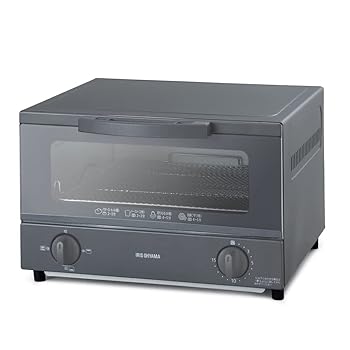 【中古】アイリスオーヤマ トースター オーブントースター 4枚焼き 温度調節3段階 トレー付 1200W EOT-..