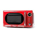 【中古】Nostalgia Retro 0.7 Cubic Foot 700-Watt Countertop Microwave Oven, Red