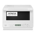 【中古】(非常に良い)日立 オーブンレンジ ヘルシーシェフ 27L MRO-F6B W ホワイト 250℃ 1段式オーブン 電子レンジ フラット 新生活 一人暮...