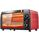 【中古】家庭用インテリジェント 12L 電気オーブン、多機能大容量チキンオーブン電子レンジ耐熱皿付きピザベーキングミニオーブンレッド (レッド)