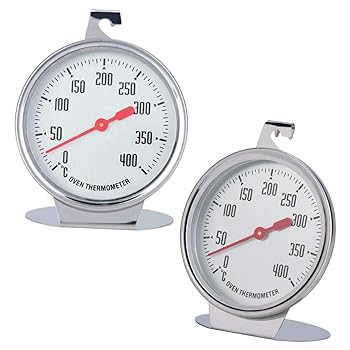 【中古】Cechoayuu オーブン温度計 2個 温度計 調理用温度計 オーブンメーター ステンレス製 ベーキング用品 温度計 温度管理 ベーキング用品