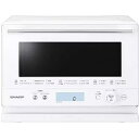 【中古】シャープ SHARP オーブンレンジ PLAINLY ホワイト系 18L ヘルツフリー(50Hz-60Hz) RE-WF184-W