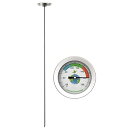 【中古】HIOPOIUYT 50cm ステンレススチール 堆肥土壌温度計 庭 庭 10-180°Fのダイヤル温度 オーブン温度計 電気オーブン用