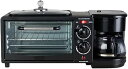 【中古】(非常に良い)Tcrciuk家庭用多機能サンドイッチ朝食機 ロースター コーヒーマシン 完全に機能するオーブン 調理機 トースター スリーインワン家庭用多機能朝食