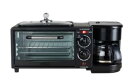 【中古】トースター、家庭用多機能サンドイッチ朝食機、ロースター、コーヒーメーカー、トースター、三役コーヒーポットロースター、バーベキュー調理、