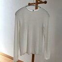 【中古】BASERANGE ベースレンジ OMO LONGSLEEVE ホワイト 白
