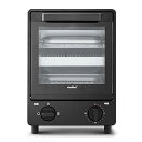 【中古】(非常に良い)COMFEE' オーブントースター 縦型 上下2段構造 同時調理可能 3段階温度調節 15分タイマー 焼きムラ抑え スライドオープンドア ...