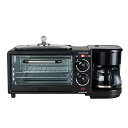 【中古】Kiwetトースター、家庭用多機能サンドイッチ朝食機、ロースター、コーヒーメーカー、トースター、三役コーヒーポットロースター、バーベキュー調