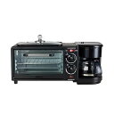 【中古】(非常に良い)Nihig トースター、家庭用多機能サンドイッチ朝食機、ロースター、コーヒーメーカー、トースター、三役コーヒーポットロースター、バーベキュ...