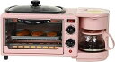 【中古】(非常に良い)AOSKO 3 in 1多機能家庭用110V朝食ミニオーブン、多機能家庭用サンドイッチ朝食マシンロースターコーヒーマシンフル機能オーブン調...
