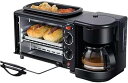 【中古】(非常に良い)Ambety トースター スリーインワン家庭用多機能朝食マシン 110Vミニオーブングリル調理 上下ヒーター タイマー機能付き 温度調節機能 、230°Cま