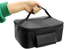【中古】(非常に良い)Momgla【ポータブルオーブン】車載電子レンジ・個人用・加熱&生食品調理トラック・旅行・キャンプ・オフィス・仕事に最適 (黒)