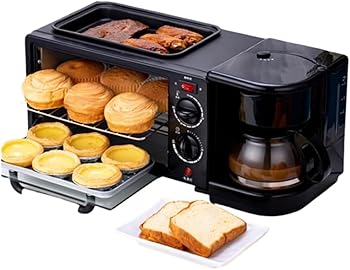 【中古】【Auyyhui】トースター ロースター コーヒーマシン 3in1 家庭用多機能朝食機 上下ヒーター付き タイマー機能 温度調節機能 お手入れ簡単 一人暮 【中古】【Auyyhui】トースター ロースター コーヒーマシン 3in1 家庭用多機能朝食機 上下ヒーター付き タイマー機能 温度調節機能 お手入れ簡単 一人暮