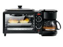 【中古】Apaeofl トースターオーブン コーヒーメーカーオーブン 3 in 1 多機能サンドイッチ朝食メーカー 1050W ハイパワーグリル調理 110Vオ...