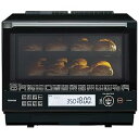 【中古】東芝(TOSHIBA) 過熱水蒸気オーブンレンジ 30L 石窯ドーム 350℃ 2段調理 ER-TD5000(K) 薄型コンパクト グランブラック