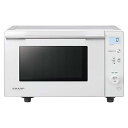 【中古】(非常に良い)シャープ 電子レンジ 17L ヘルツフリー 絶対湿度センサー搭載 フラットタイプ RE-TF17S-W ホワイト
