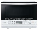 【中古】東芝 スチーム オーブンレンジ 石窯ドーム 26L ER-VD70(W) グランホワイト フラットテーブル