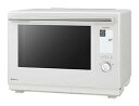 【中古】パナソニック オーブンレンジ スチーム ビストロ 30L 2段 おまかせグリル 高精細・64眼スピードセンサー ホワイト NE-BS9C-W