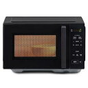 【中古】(非常に良い)電子レンジ 20L フラットテーブル ヘルツフリー ワイド庫内 単機能 全国対応 一人暮らし 新生活 ブラック