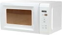 【中古】(非常に良い)電子レンジ 17L 単機能 一人暮らし 二人暮らし ヘルツフリー ターンテーブル オートメニュー搭載 全国対応 タイマー機能付き ホワイト...