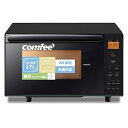 【中古】(非常に良い)コンフィー(COMFEE') 電子レンジ 17L フラットテーブル 単機能 縦開き 全国対応 一人暮らしCF-EX201-BK ブラック