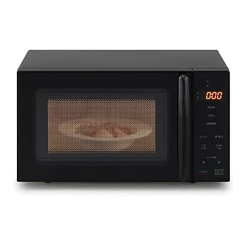 【中古】(非常に良い)電子レンジ 17L ターンテーブル ヘルツフリー 単機能 全国対応 PMG-T179-B ブラック