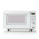 【中古】オーブンレンジ 18L フラットテーブル ヘルツフリー 110~200℃ 赤外線センサー 電子レンジ お手入れ簡単 ホワイト