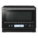 【中古】(非常に良い)過熱水蒸気 オーブンレンジ 23L 1段調理 二人暮らし ブラック