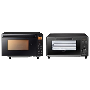 【中古】COMFEE 電子レンジ 17L フラットテーブル 単機能 縦開き ヘルツフリー 全国対応 最大出力650W 3段階出力調整 CF-EX201-BK ブラック + オーブント