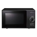 【中古】(非常に良い)電子 レンジ 単機能 フラット テーブル ブラック 17L カンタン操作一人暮らし シンプル ヘルツフリー