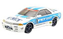【中古】京商 1/27 ミニッツレーサーボディセット MA-010 FET SPORTS GT-R No.8 1993 ラジコン用パーツ MZM404FE