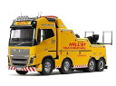 【中古】タミヤ(TAMIYA) 1/14 電動RCビッグトラックシリーズ No.62 1/14 ボルボ FH16 グローブトロッター 750 8x4 レッカートラック 56362