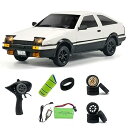 【中古】(非常に良い)LDR/C 1/18ドリフトカー AE86 RCラジコンカー ドリフト走行 2.4GHz比例制御 ジャイロ付き リトラクタブルヘッドライト 車おもちゃ