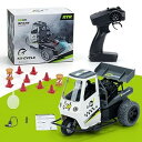 【中古】1:16ラジコンカー RCトライク 三輪バイク 電動RCカー 25km/h 2.4GHz 比例制御 転倒防止 音声/噴霧/前後ライト機能 車おもちゃ R...