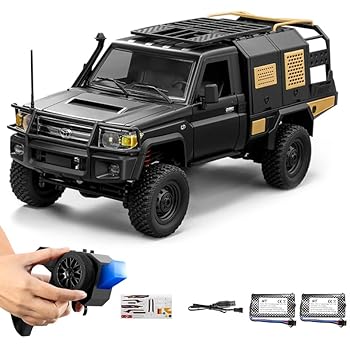 【中古】(非常に良い)MN MODEL 1:12 トヨタランドクルーザー79 MN-82S ラジコンクローラー 技適マーク付き ラジコンカー 4WD四輪駆動 オ...