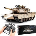 【中古】(非常に良い)HENGLONGラジコン戦車 1:16 M1A2エイブラムス主力戦車 M1 Abrams 技適認証済2.4Gラジコンタンク 独立懸架式サスペンション 7.0 basic version 模