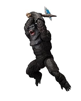 【中古】(非常に良い)TAMASHII NATIONS S.H.モンスターアーツ コング KONG FROM GODZILLA x KONG: THE NEW EMPIRE (2024) ゴジラxコング 新たなる帝国 約145mm ABS&PV