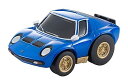 【中古】(非常に良い)トミーテック (TOMYTEC) チョロQzero Z-73b ランボルギーニ ミウラSV 青 完成品