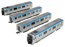 【中古】(非常に良い)リニア地下鉄道コレクション 仙台市交通局2000系 東西線 銀帯 4両セット A ジオラマ用品 322139
