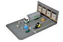 【中古】(非常に良い)トミーテック ザ・トラックコレクション トラコレ 物流現場 トラックセットD センコー ジオラマ用品 331315