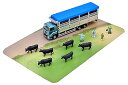 【中古】(非常に良い)トミーテック ザ・トラックコレクション トラコレ 家畜運搬車セット A 畜産 ジオラマ用品 331551