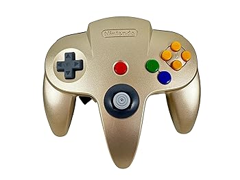 【中古】(非常に良い)コントローラー Bros ゴールド N64 任天堂 64 コントローラ 【中古】(非常に良い)コントローラー Bros ゴールド N64 任天堂 64 コントローラ