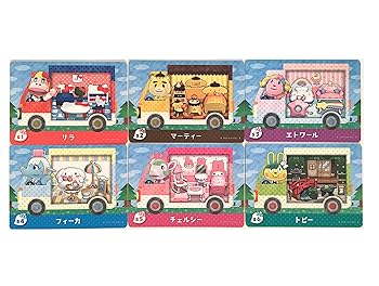 【中古】(非常に良い)任天堂 とびだせ どうぶつの森 amiibo+ amiiboカード サンリオキャラクターズコラボ 全6種セット