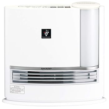 【中古】(非常に良い)シャープ プラズマクラスター塔載 加湿セラミックファンヒーター ホワイト HX-J120-W 6 畳
