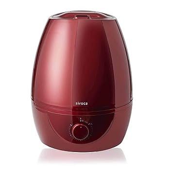 【中古】シロカ 加湿器 大容量 5L 超音波 SD-C113 パールダークレッド[大容量5L/給水タンク分離/タンク..