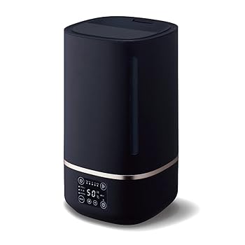 【中古】ドウシシャ 加湿器 超音波式 上から給水 抗菌加工 加湿量400ml (木造和室7畳/プレハブ洋室11畳まで) タンク容量4.0L 切タイマー オート運転機能