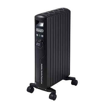 【中古】De'Longhi (デロンギ) マルチダイナミックヒーター MDHS12-PB 電気ヒーター ゼロ風暖房 静音 満足度No.1シリーズ 表面温度約60℃ エコモード チ