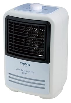 【中古】(非常に良い)TEKNOS ミニファンヒーター 600W TS-615