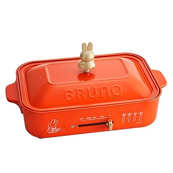 【中古】BRUNO モダン ステンレス鋼 BPAフリー カウンター用グリドル ホットプレート グリル